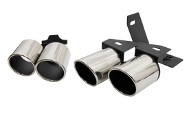 Ornamente Evacuare compatibil cu Audi A4 B8 B9 2009-> S4 Quad Design - Img 7