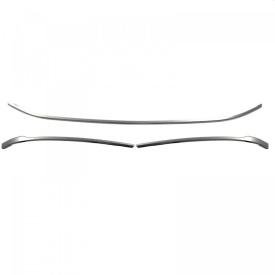 Ornamente inox pentru bara fata compatibile cu VW Passat B8 FL 2019-> sedan - Img 1