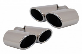 Ornamente tobe compatibil cu Audi Q5 8R 2008-2016 SQ5 Design Crom - Img 2