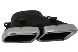 Ornamente tobe compatibil cu sistemul de evacuare Mercedes Benz C-Class W205 S205 C205 A205 E-Class W213 S-Class W222 GLE C292 GLE W166 GLC W253 X253 C253 C217 2014-> A-Design - Img 4