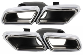 Ornamente tobe compatibil cu sistemul de evacuare Mercedes Benz S-Class W222 E-Class W212 S212 Facelift CLS W218 SL-Class R231 E63 S63 SL65 A-Design - Img 1
