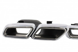 Ornamente tobe compatibil cu sistemul de evacuare Mercedes Benz S-Class W222 E-Class W212 S212 Facelift CLS W218 SL-Class R231 E63 S63 SL65 A-Design - Img 4