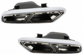 Ornamente tobe compatibil cu sistemul de evacuare Mercedes S-Class W222 E-Class W212 S212 Facelift CLS W218 SL-Class R231 E65 S65 SL65 Design - Img 3