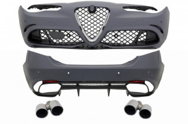 Pachet Exterior compatibil cu Alfa Romeo Giulia 952 Q4 2016-> Quadrifoglio Racing Design - Img 2