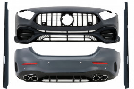Pachet Exterior Complet compatibil cu Mercedes A-Class W177 Limuzina 4 Usi 2018-> - Img 2