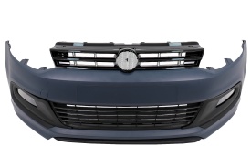 Pachet Exterior Complet compatibil cu VW Polo 2009-2017 R-Line Design - Img 8