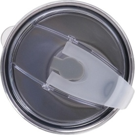Pahar termic din otel inoxidabil cu capac, termos 600 ml, cu perete dublu, izolat in vid, culoare gri - Img 2