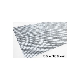 Plasa tuning grila, dimensiune 1 x 0.33m, aluminiu, negru, model 0012 - Img 5