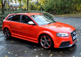 Praguri laterale compatibil cu Audi A3 8P 2005-2008 RS Design, Produs Deteriorat! - Img 2
