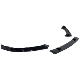 Prelungire bara fata compatibil cu Audi A3 8V 2016-2020, 3 piese, negru lucios