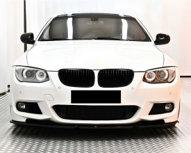 Prelungire Bara Fata compatibil cu BMW Seria 3 E92 E93 LCI 2010-2014 Coupe Cabrio M3 Design, Negru Lucios - Img 4