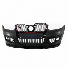 Prelungire bara fata compatibila cu VW Golf 5 2003-2008, GTI Design, negru lucios - Img 2