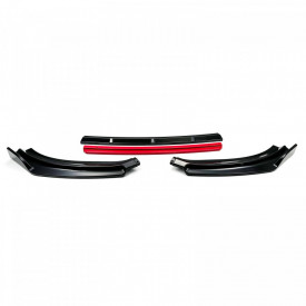 Prelungire bara fata compatibila VW GOLF 7 2012-2017, 4 piese buza rosie