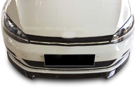 Prelungire bara fata compatibila VW GOLF 7 VII 2012-2017, negru lucios, Produs Deteriorat! - Img 2