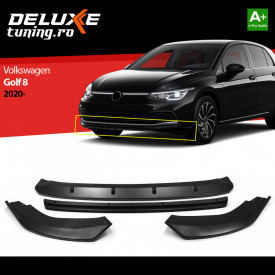 Prelungire bara fata compatibila VW GOLF 8 2020->, 4 piese buza neagra - Img 2