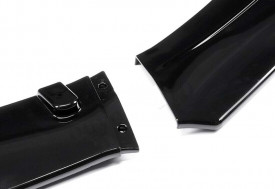 Prelungire bara fata universala, spoiler, negru lucios, 3 piese, lungime 170 cm - Img 2