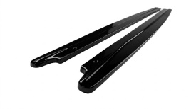 Prelungire praguri laterale compatibile cu BMW seria 5 E60 E61 2003-2010, negru lucios