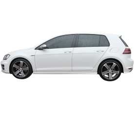 Prelungire praguri laterale compatibile cu VW Golf 7 R-Line Design, 2012-2020, negru - Img 5
