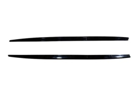 Prelungire praguri laterale compatibile Seat Leon 3 2013-2020 hatchback, negru lucios - Img 3