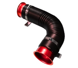 Prelungire universala aer din filtru pana in admisie cu diametru de 75mm cu intindere pana la 1m, furtun negru cu capete rosu - Img 5