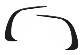 Prelungiri Bara Fata Aero compatibil cu Mercedes C Class W206 Sport Line 2021-> Negru Lucios - Img 6