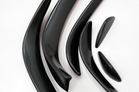 Prelungiri Bara Fata compatibil cu Mercedes C-Class W205 (2015-2018) C43 Design Negru Lucios - Img 6