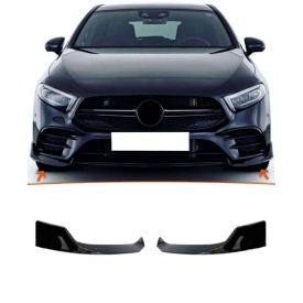Prelungiri Bara Fata compatibil cu Mercedes clasa A W177 2019->, AMG Design, negru lucios