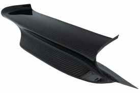 Prelungiri Carbon compatibil cu BMW 3 Series E90 E91 Sedan Touring 2005-2008 pentru Bara Fata M-tech - Img 7