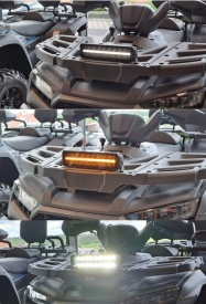 Proiector auto, bara LED, 30 cm, 12V-24V, lumina alba, pozitie portocalie sau alba, 4000LM - Img 6