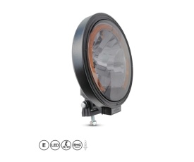 Proiector camion universal, diametru 223 mm, cu halogen cu pozitie LED Angel Eye pentru instalare exterioara. - Img 3