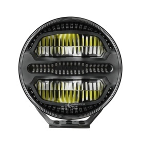 Proiector cu led camion faza lunga si pozitie, diametru 228 mm, 12V-24V, pozitie cu leduri alb - portocaliu