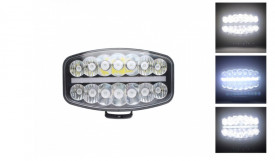 Proiector cu led, faza lunga si pozitie, 80W, 4100 lm, 12V - 24V, omologare E-Mark,E-Mark, compatibil DAF, MAN, SCANIA - Img 7