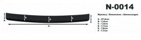 Protectie bara spate, Hyundai ix20 2010-2019, Plastic, culoare negru - Img 2