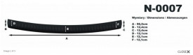 Protectie bara spate, VW Touran 2003-2010, Plastic, culoare negru - Img 2