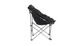Scaun pliabil pentru camping, plaja, pescuit sau gradina, culoare negru, Outwell Folding Furniture Casilda - Img 4