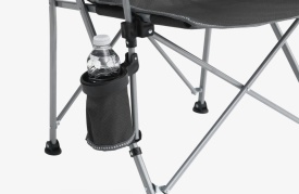 Scaun pliabil pentru camping, plaja, pescuit sau gradina, Easy Camp Oak Inc Black, culoare negru, sarcina 110 kg - Img 2