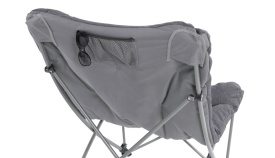 Scaun pliabil pentru camping, plaja, pescuit sau gradina, Outwell Furniture Freemont Lake, culoare gri, 120 kg - Img 2