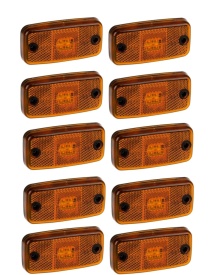 Set 10 lampi gabarit 110x54, LED, galbena, FT-019Z Fristom, compatibil IVECO