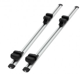 Set 2 Bare portbagaj auto din aluminiu lungime totala 120 cm, deschidere 113 cm Land Rover Freelander I 1998-2006, 3 sau 5 usi - Img 1