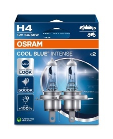 Set 2 Becuri Auto Halogen NEXTGEN Osram Cool Blue Intense H4 64193CBN-HCB 12V