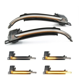 Set 2 Lampi LED Semnalizare Dinamice compatibil cu Audi A6 C6 2008-2011, Q3 2011-2017, A8 2007-2009, A3 8P 2008-2010, A4 B8 2008-2011, A5 2007-2010, fumurii - Img 8