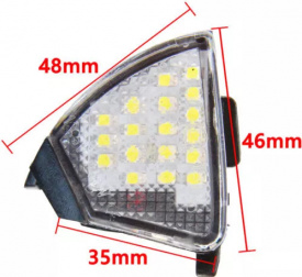 Set 2 Lampi LED sub-oglinda compatibil cu VW Golf 5 Plus Jetta Passat B6 EOS - Img 3