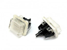 Set 2 lampi numar LED compatibil MERCEDES Clasa C W204, clasa E W212, C207, clasa S W221 - Img 2