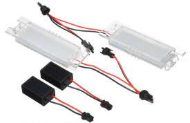 Set 2 lampi numar LED compatibil Opel Astra H, Corsa C, Corsa D, Astra J, Insignia, Meriva, Vectra C, Zafira B, Tigra - Img 2