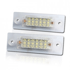 Set 2 lampi numar LED compatibil VW Caddy, T4, Passat B5, Jetta, Touran, T5 - Img 2