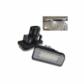 Set 2 lampi numar led Mercedes-Benz clasa C W203 2000-2007 combi, clasa E W211 2002-2009 combi, W219, R171 - Img 5