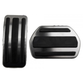 Set 2 Ornamente pedale sport compatibil compatibil Peugeot 207 2006-2015, 208 2012-2019, 301 2012-2021, 307 2001-2012, 308 2007-2013, 2008 2013-2020 automat - Img 4