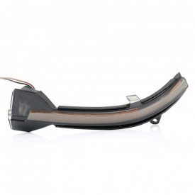 Set 2 semnalizari dinamice oglinda compatibil cu BMW seria 5 F10 2010-2016, Seria 7 F01 2008-2015, seria 6 2011-2017, geam transparent - Img 6