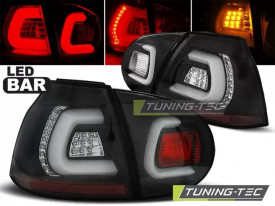 Set 2 stopuri LED compatibile cu VW GOLF 5 V 2003-2009 Negru Fumuriu LED BAR - Img 2