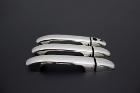 Set 4 ornamente cromate manere portiere compatibile MERCEDES VITO W447 2015->, cu senzor - Img 1